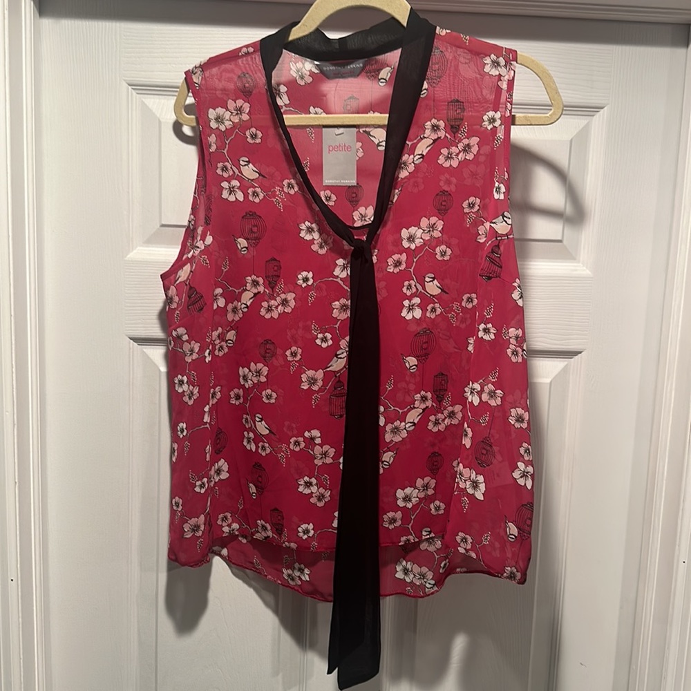 Dorthy Perkins Pink Floral Tank Top
